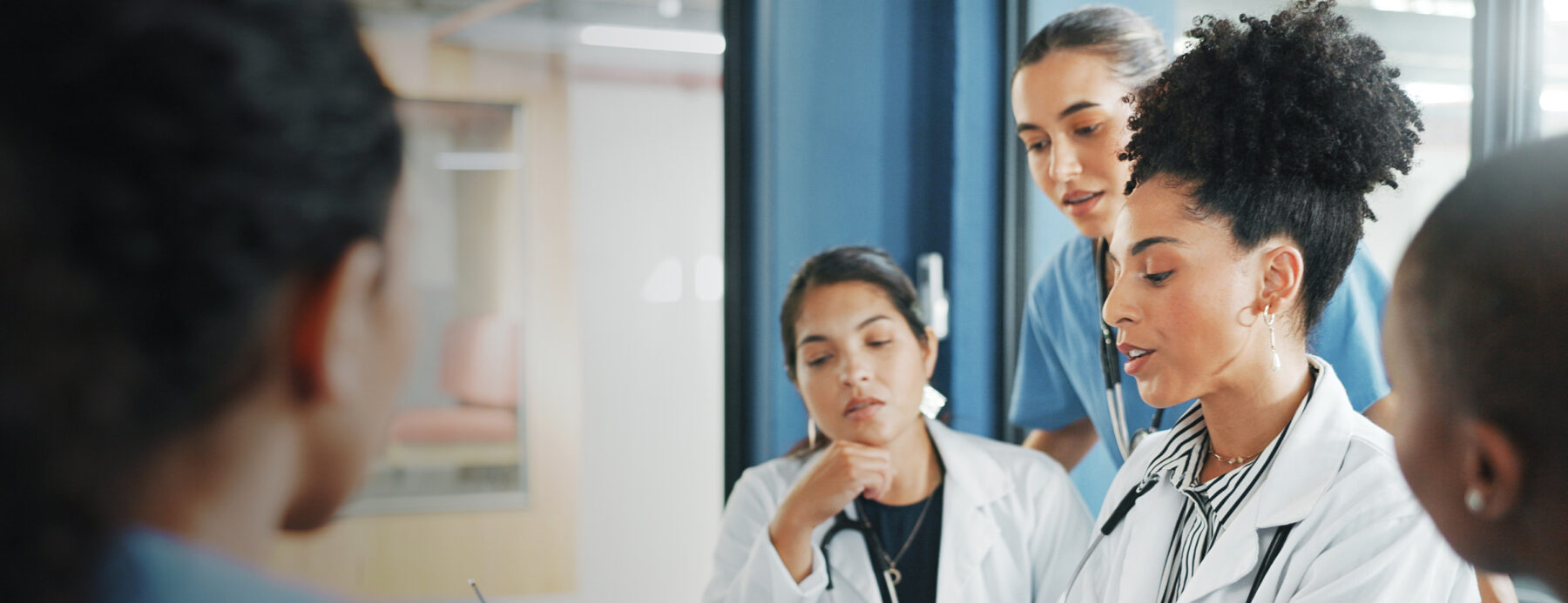 Doctors having a meeting